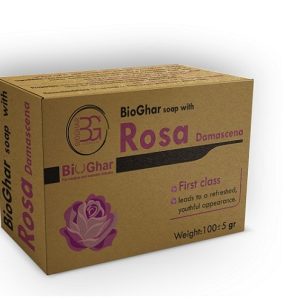 Bio Ghar Soap with Rosa Damascena 100g