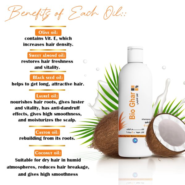 Bio Ghar 6 Oils Shampoo 370 ML - Image 3